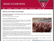 Tablet Screenshot of bioflycontrol.co.uk